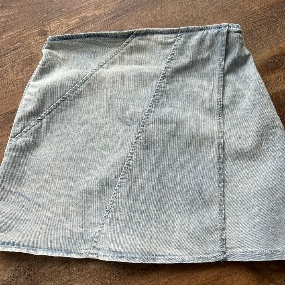Denim Skirt - Light Blue